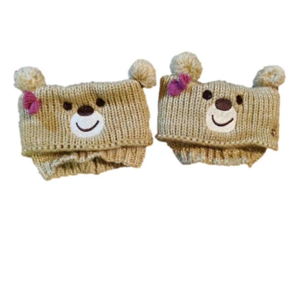Bearpaw CUTE Bear Boot Cuff topper Leg Warmer